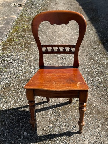 Antique wooden chair balloon - chair,