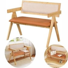 Wooden Bench Accent Chair