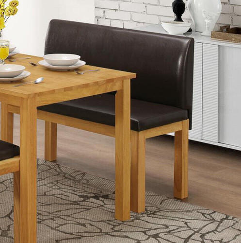 High back bench - high, dining