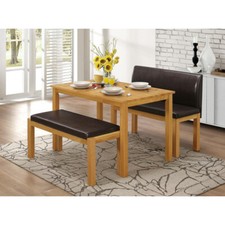Dining Kitchen Table Set Oak