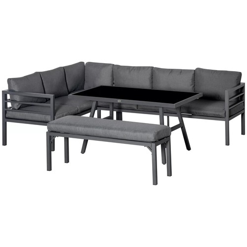 Outsunny 8-Seater Aluminium