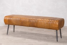 RIBBED FULL LEATHER DINING