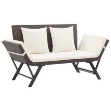 Garden Bench with Cushions 176
