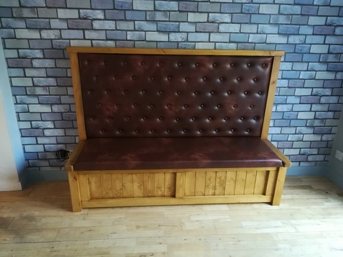 Upholstered high back hallway - upholstered,