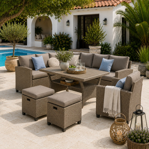 Garden dining set corner - garden,