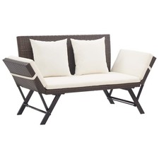 Garden Bench with Cushions 176