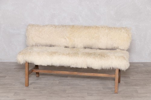 Yeti bench real sheep skin - bench,