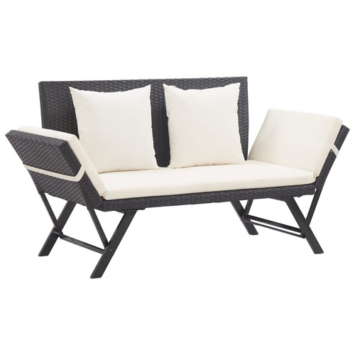 Garden bench with - with, cushions